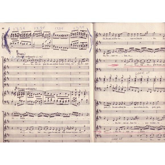 VINTAGE BACH'S CANTATA FOR CHRISTMAS Gloria 1964 - Picture 4 of 4